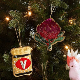 Vegemite Sequin Tree Decoration