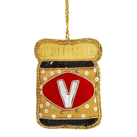 Vegemite Sequin Tree Decoration