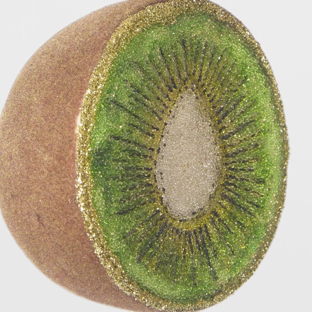 Sugared Kiwi Fruit Tree Decoration
