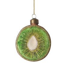 Sugared Kiwi Fruit Tree Decoration