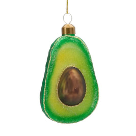 Sugared Avocado Glitter Decoration
