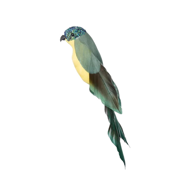 Flairine Clip on Bird Set - Green