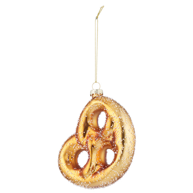 Glass Pretzel Ornament